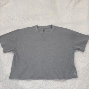 Gilly Hicks Heather Gray Ribbed Top